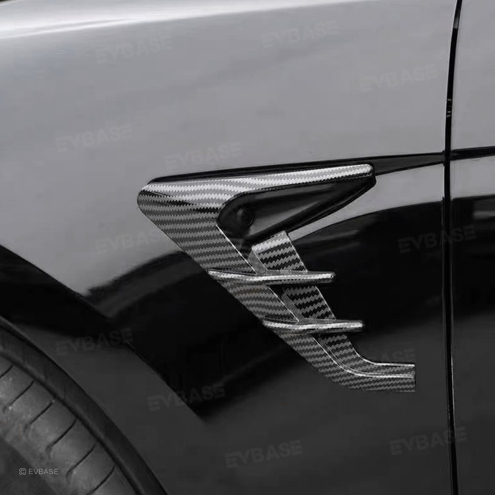 Side Camera Cover for Model Y/ Y Juniper/ 3 Highland Thunder Style Turn Signal Camera ABS Protective Trim Cover 2.0