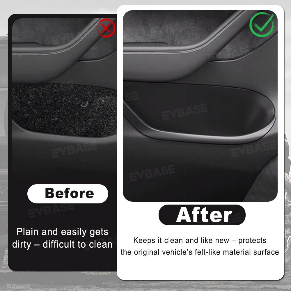 Side Door Storage Box for Model Y Juniper TPE Door Organizer Tray