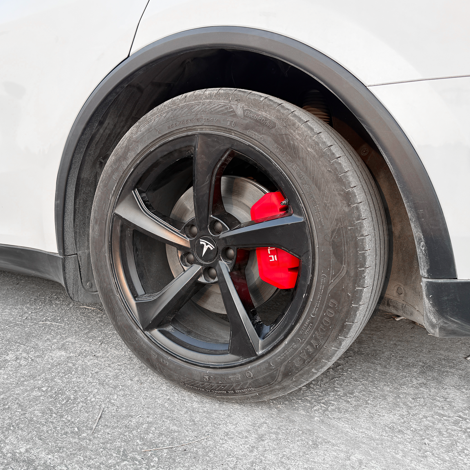 Model 3/Y Silicone Brake Caliper Covers Front and Rear Slip-On Caliper Protector Set Performance Look & No Wheel Removal