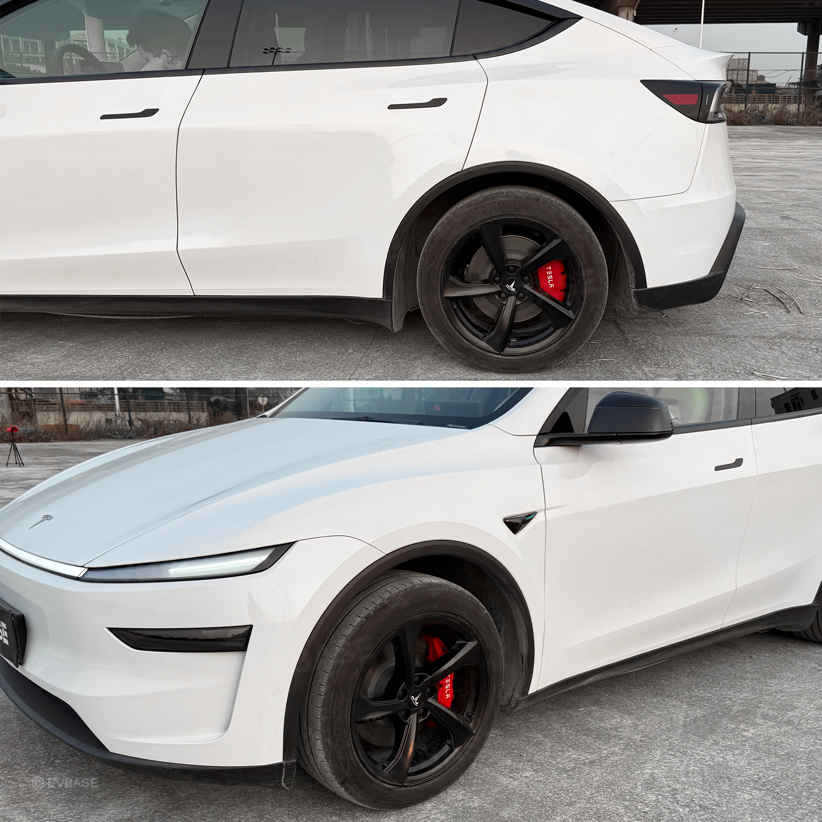 Model 3/Y Silicone Brake Caliper Covers Front and Rear Slip-On Caliper Protector Set Performance Look & No Wheel Removal