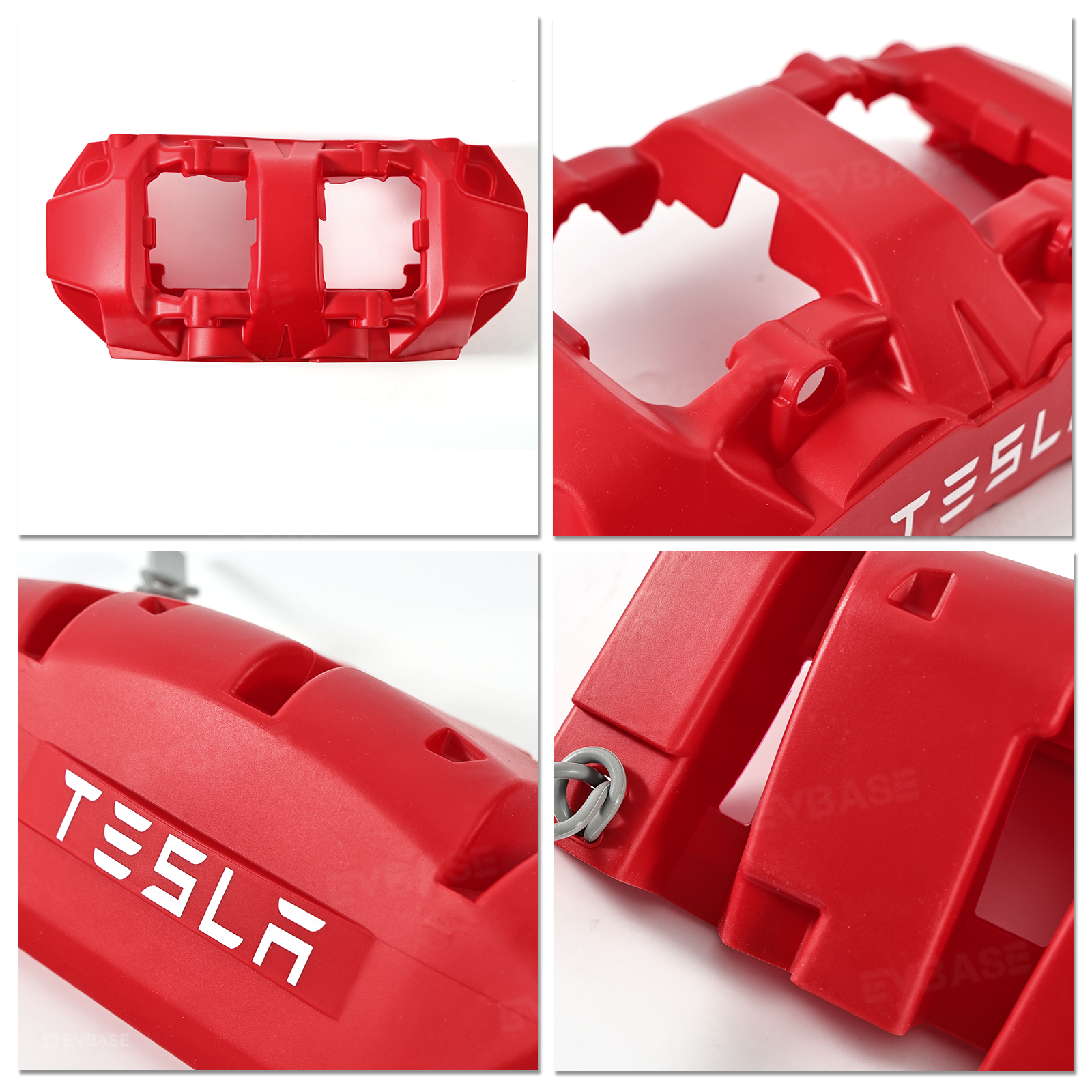 Model 3/Y Silicone Brake Caliper Covers Front and Rear Slip-On Caliper Protector Set Performance Look & No Wheel Removal