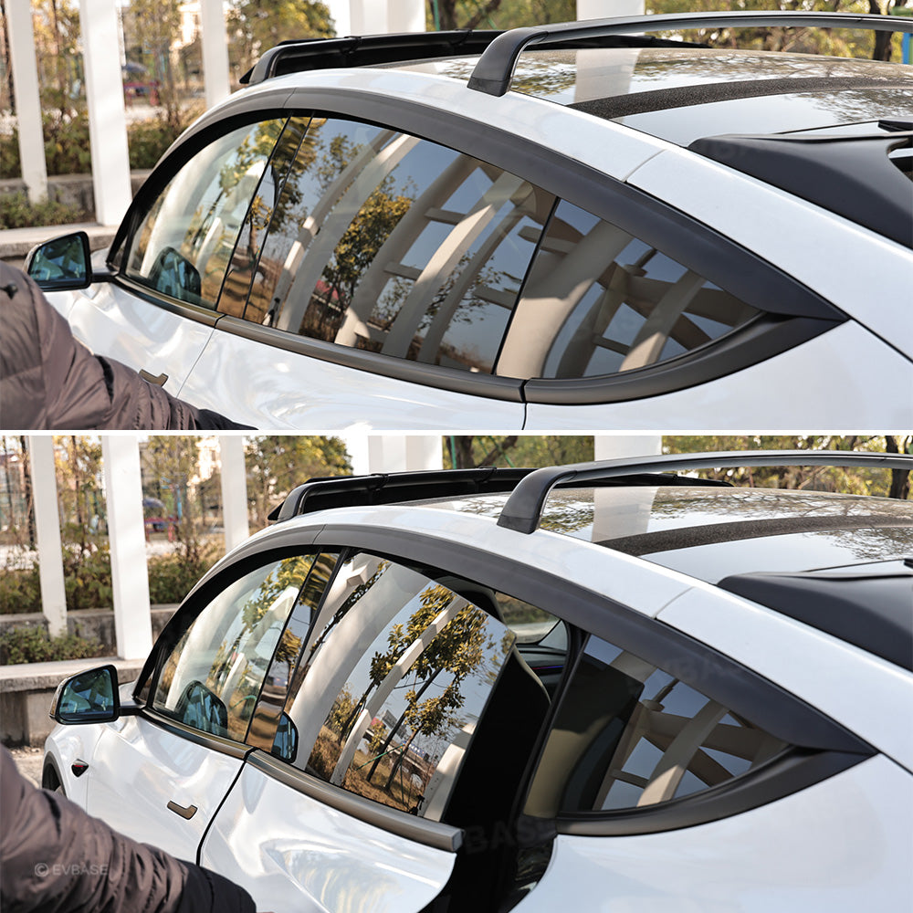 Model Y/ Y Juniper Rain Guards Side Window Visors ABS Wind Deflectors for Tesla