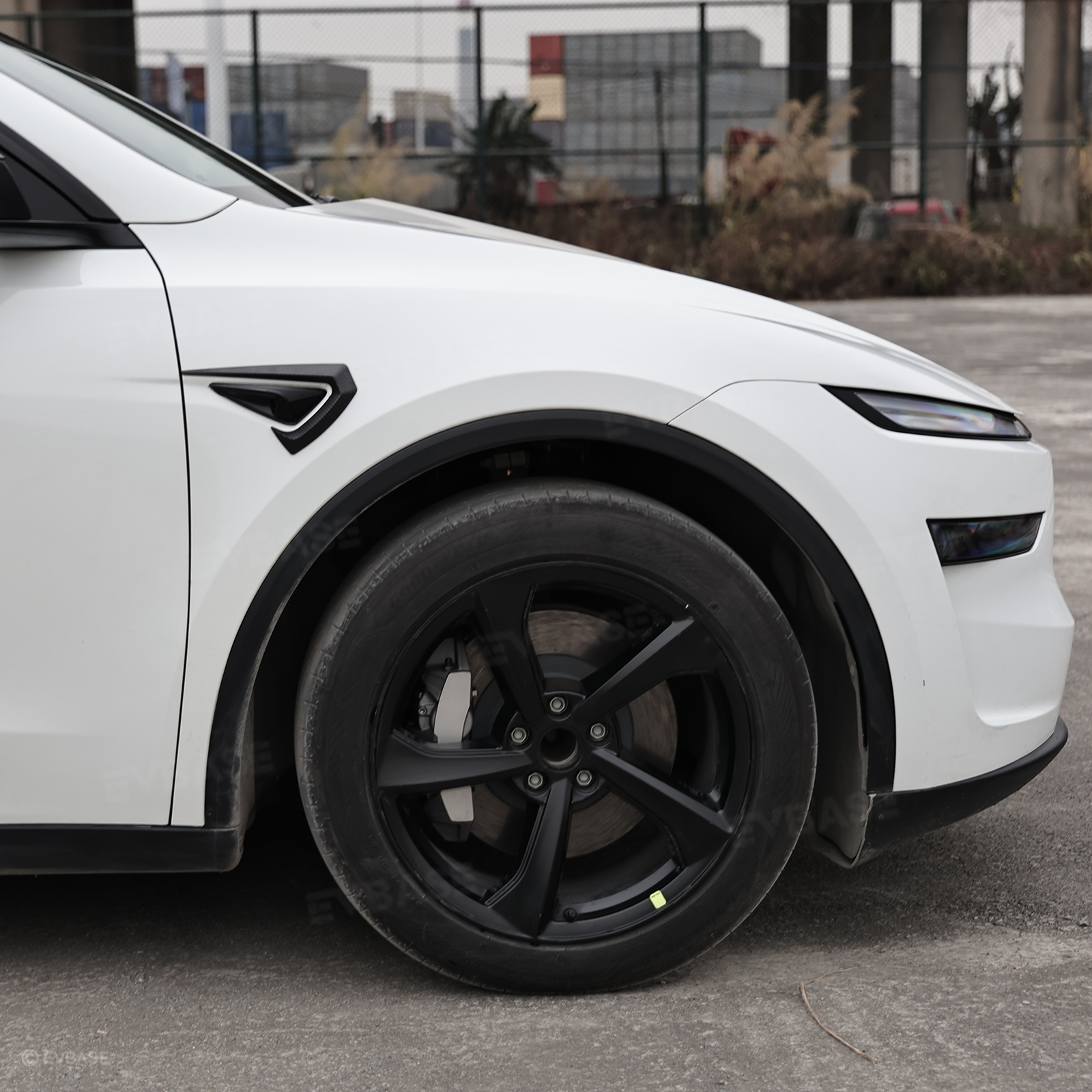 Side Fender Camera Vent Trim ABS Sporty Style Turn Signal Cover for Tesla Model Y/ Y Juniper & Model 3/ 3 Highland