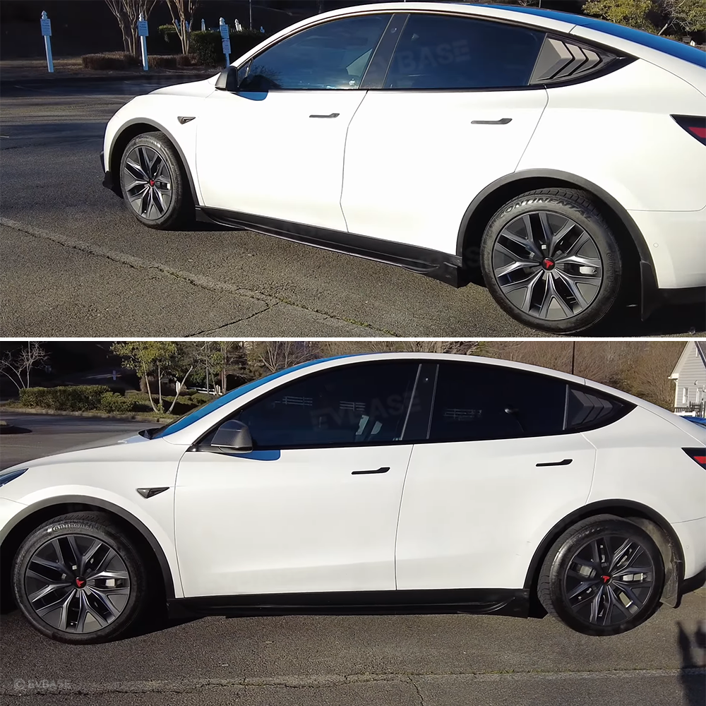 Model Y Juniper Wheel Covers 19 Inch Wheels Hubcaps Performance Look