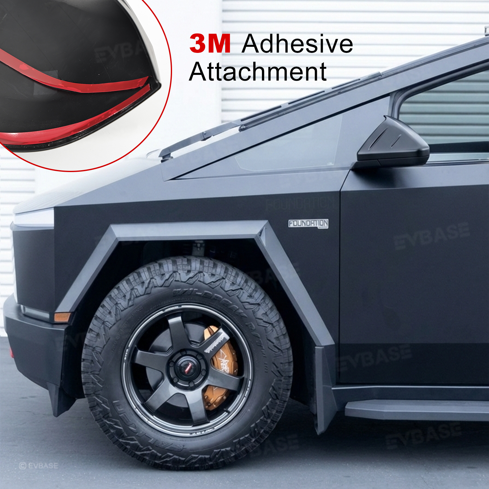 Cybertruck Side Mirror Cover Futuristic Tactical Horn-Style Rearview Mirror Caps ABS Protective Overlay