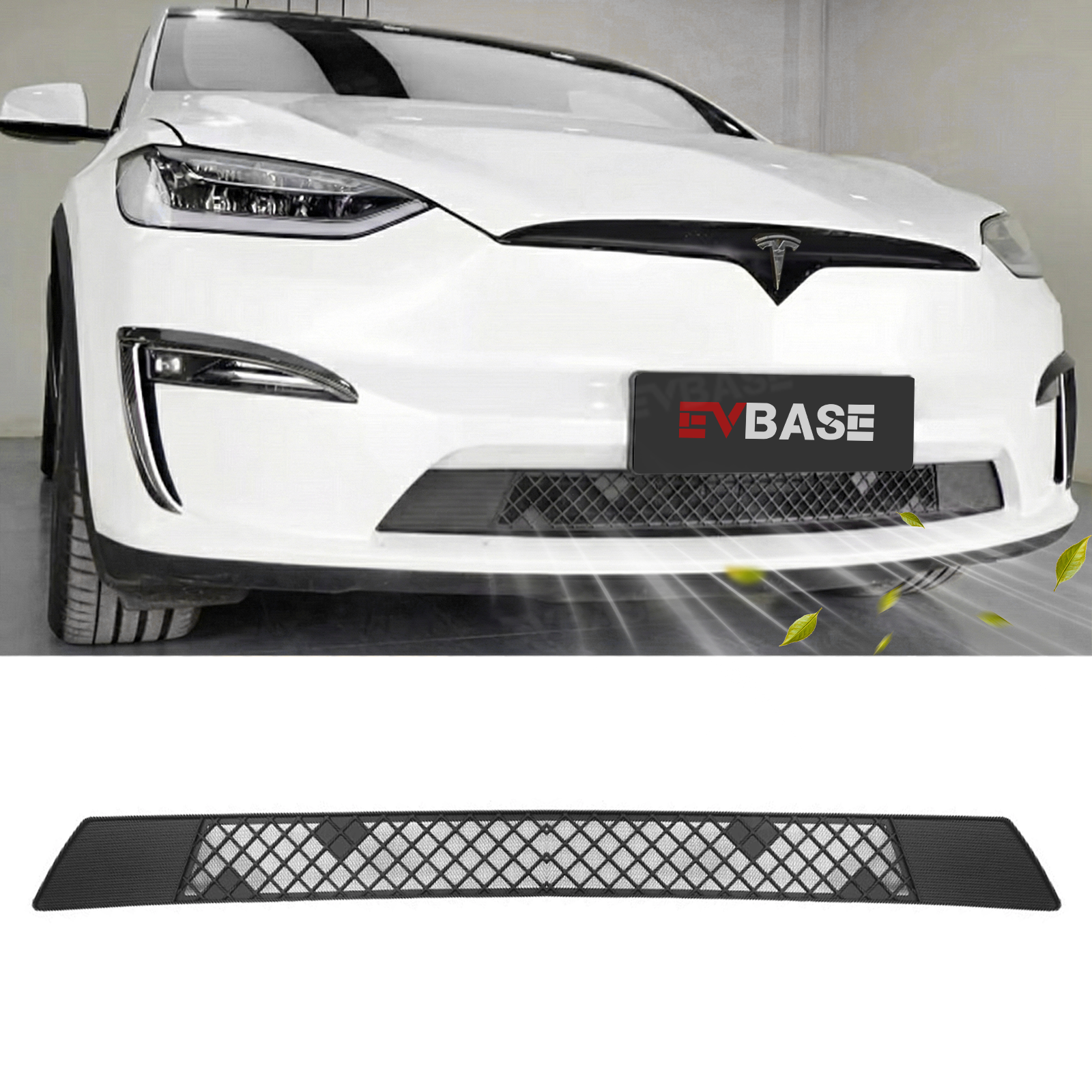 Model X Radiator Protective Mesh Grille Panel Guards Bug Mesh Insert for Tesla