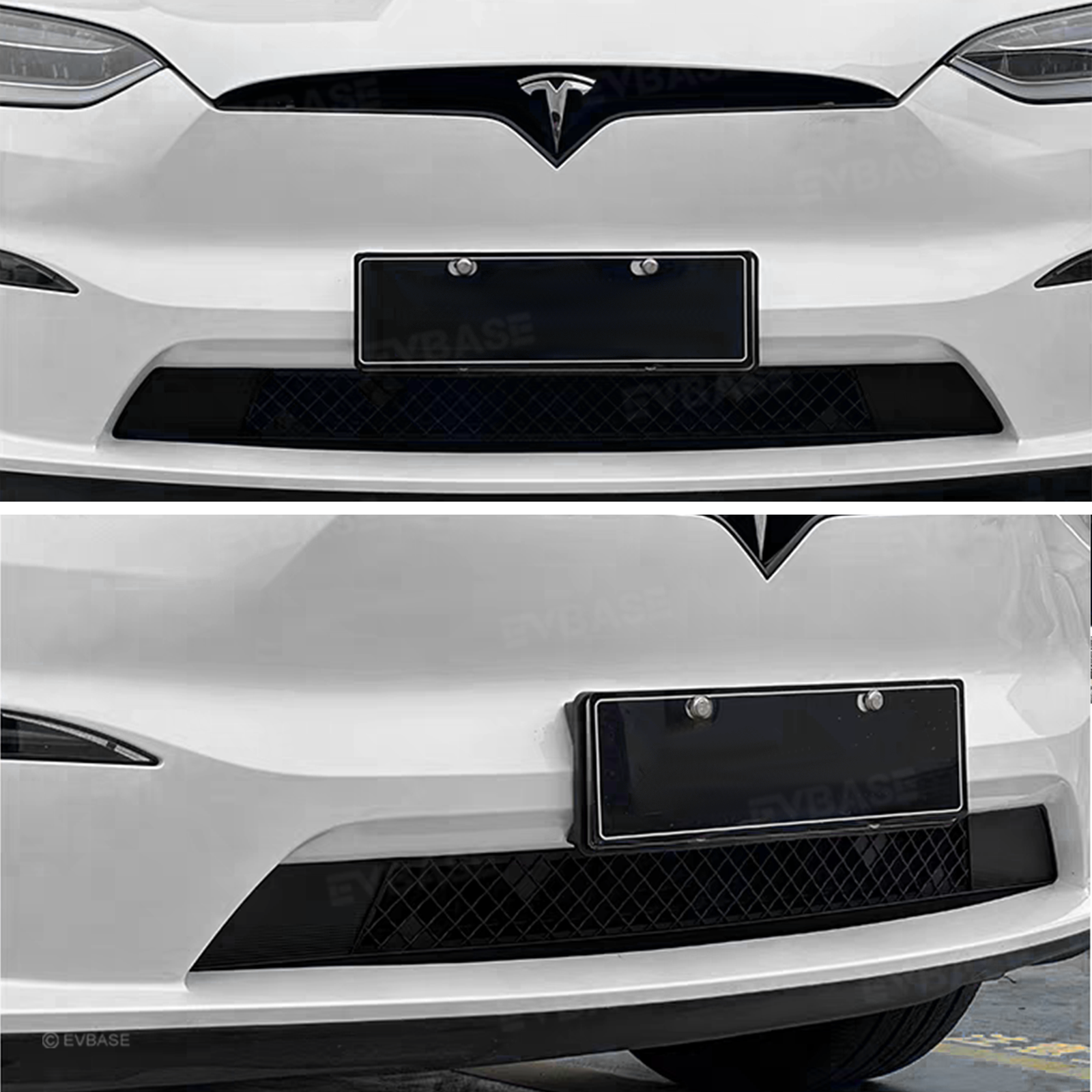 Model X Radiator Protective Mesh Grille Panel Guards Bug Mesh Insert for Tesla