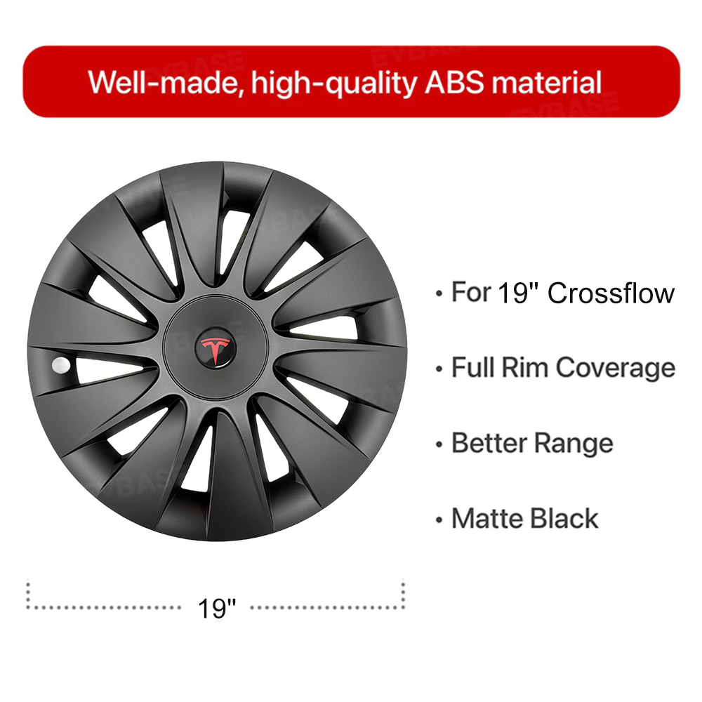 Model Y Juniper 19" Wheel Covers Induction Style Aero Hubcaps for Tesla