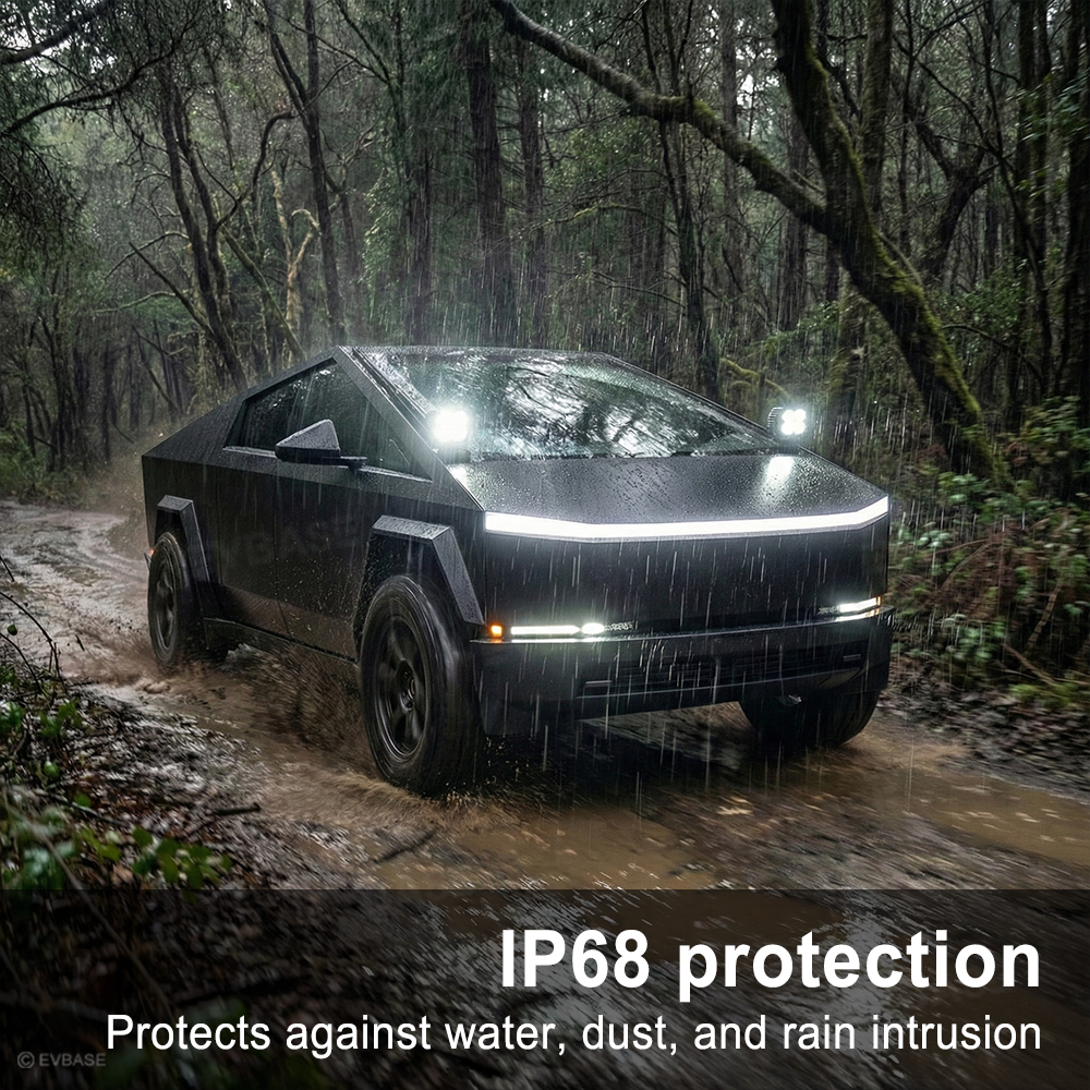 Cybertruck LED Pod Ditch Light Kit A Pillar LED High Power Auxiliary Off-Road Lights with Factory Screen Control