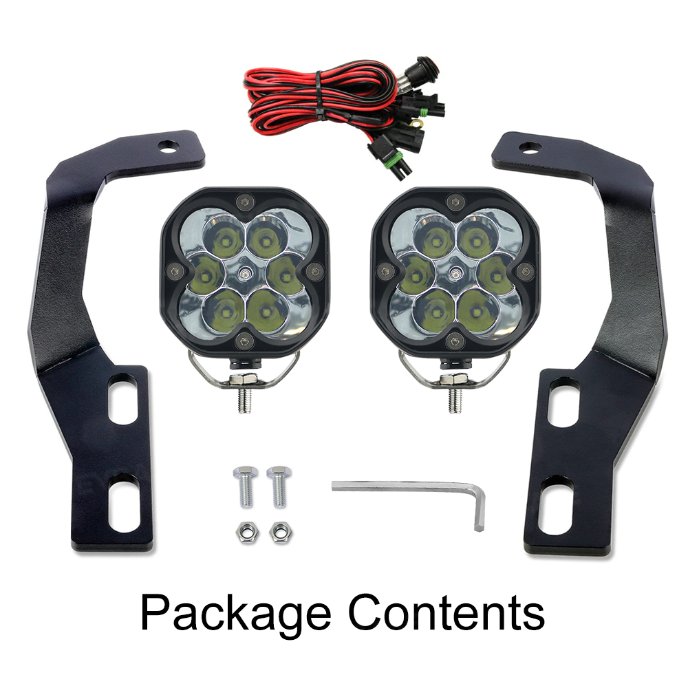 Cybertruck LED Pod Ditch Light Kit A Pillar LED High Power Auxiliary Off-Road Lights with Factory Screen Control