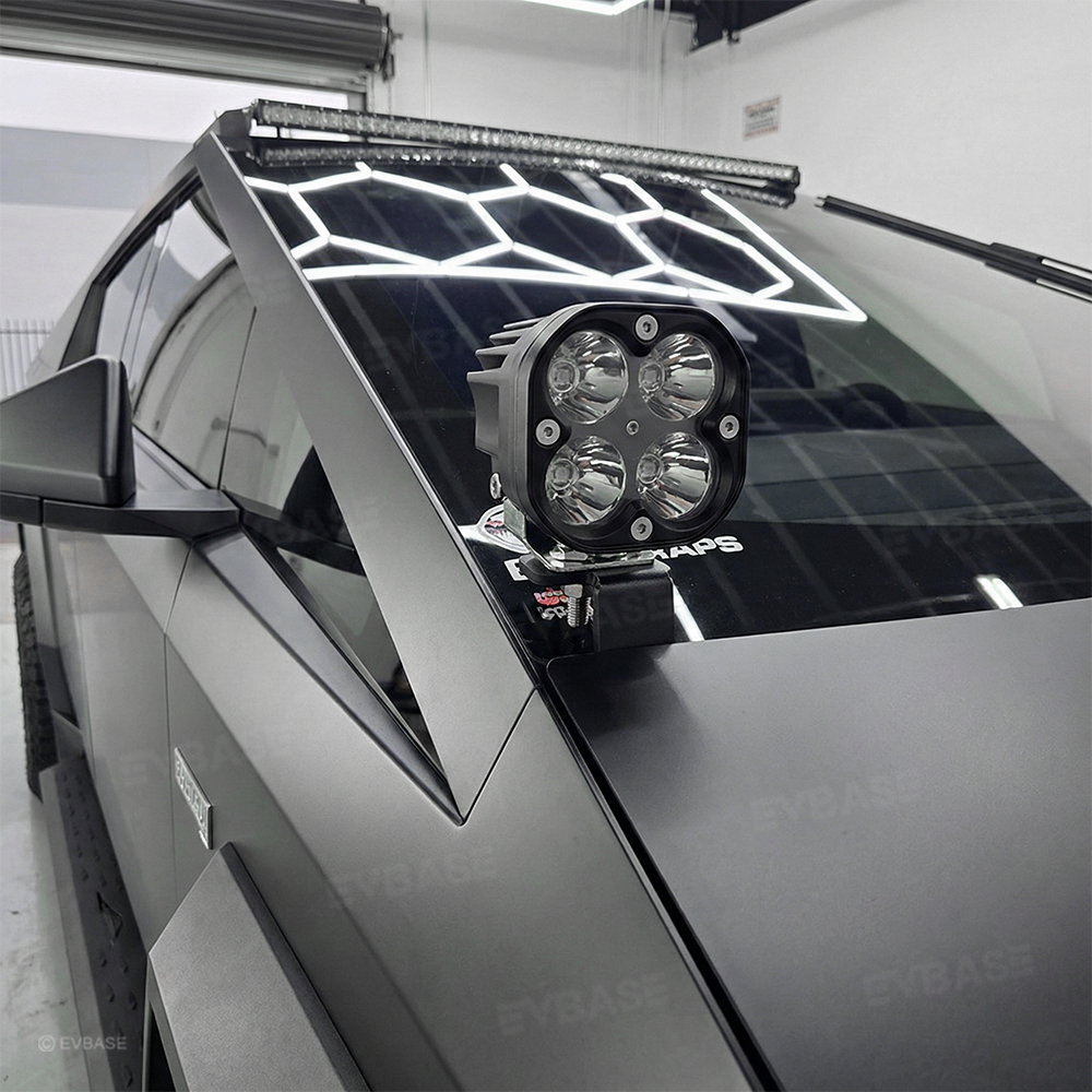 Cybertruck LED Pod Ditch Light Kit A Pillar LED High Power Auxiliary Off-Road Lights with Factory Screen Control