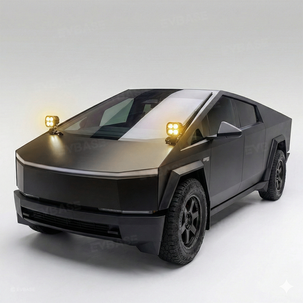 Cybertruck LED Pod Ditch Light Kit A Pillar LED High Power Auxiliary Off-Road Lights with Factory Screen Control