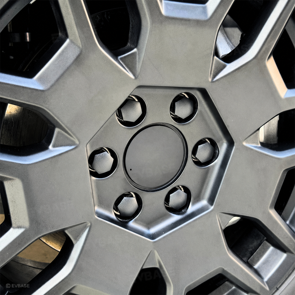 Cybertruck Wheel Center Caps & Lug Nut Covers Set