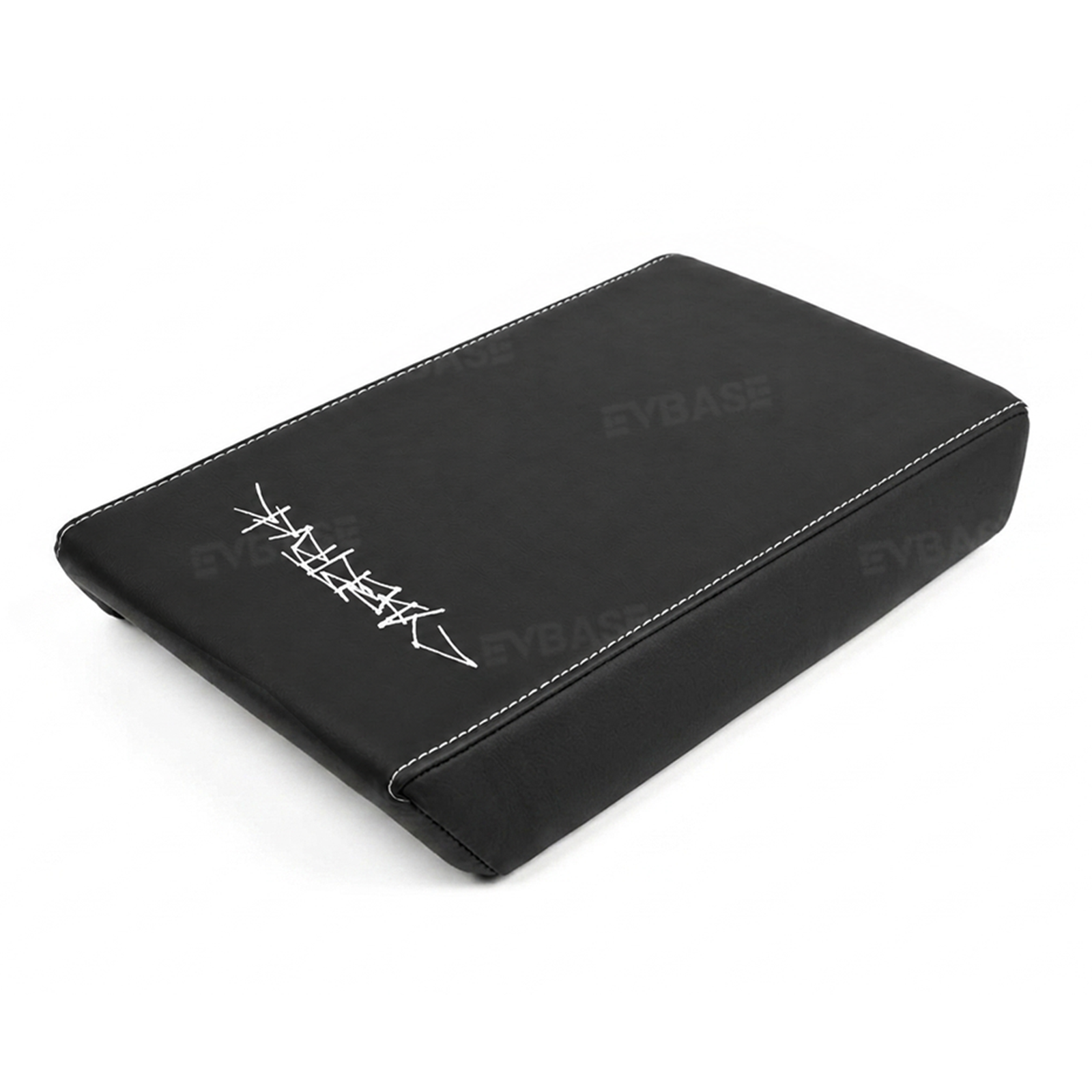 Cybertruck Center Console Armrest Cover PU Leather Anti-Scratch Armrest Box Protector with Logo