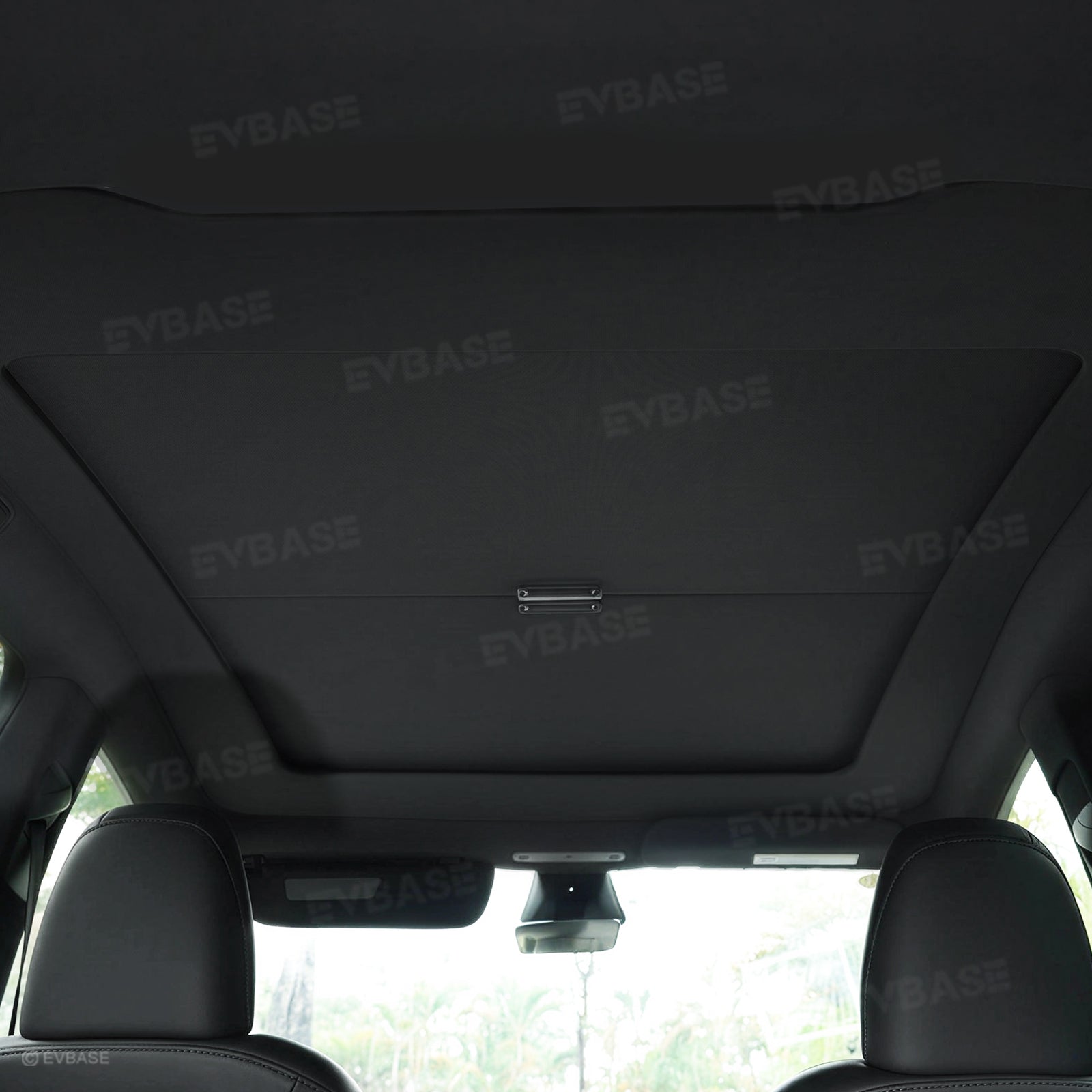 Model Y Juniper Retractable Sunshade for Tesla Glass Roof Sunshade With Roll Fabric Style Heat Insulation UV Protection