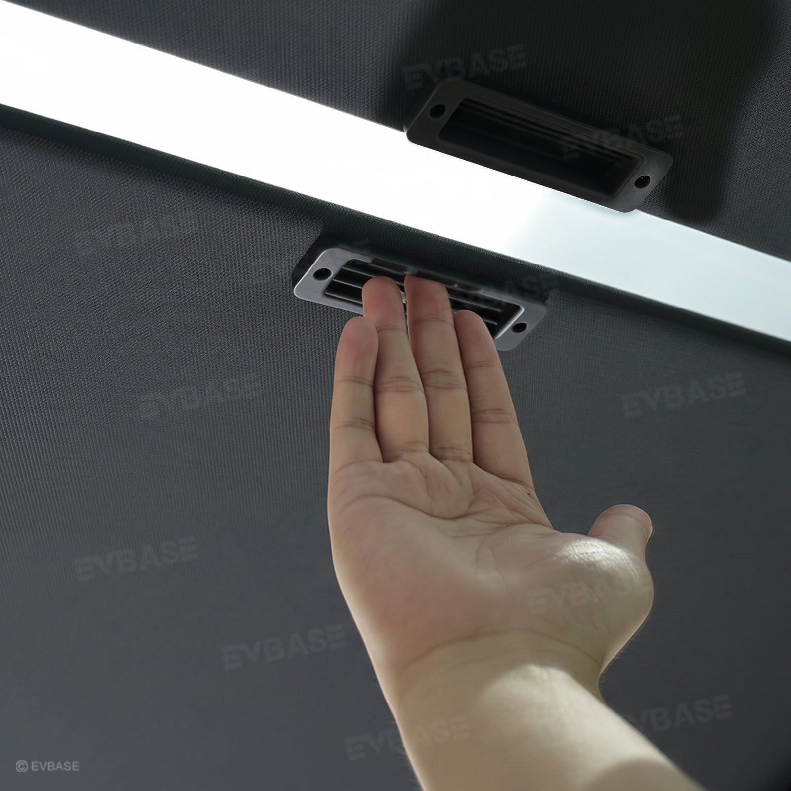 Model Y Juniper Retractable Sunshade for Tesla Glass Roof Sunshade With Roll Fabric Style Heat Insulation UV Protection