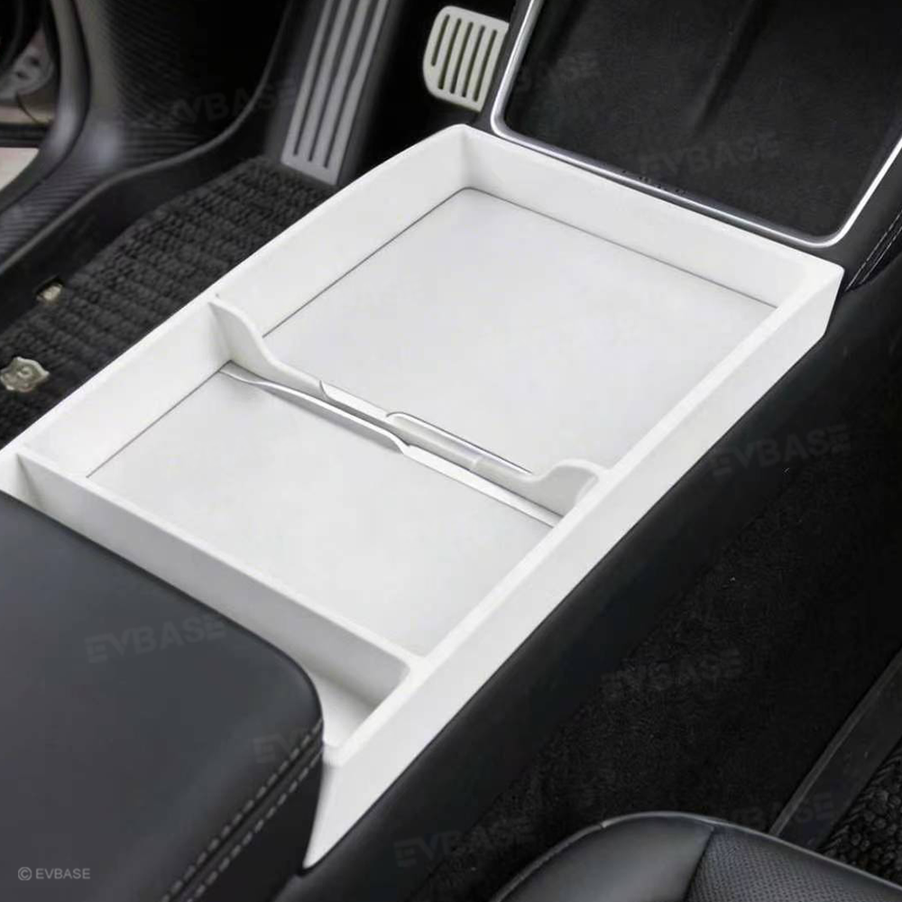 Model Y Juniper/ 3 Highland Center Console Tray TPE Organizer Interior Storage Accessories