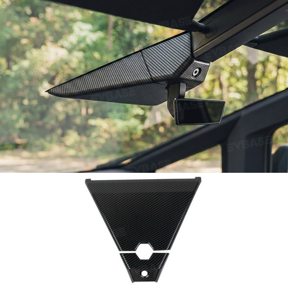 Cybertruck Cabin Camera Trim Cover ABS Warning Light Protective Overlay