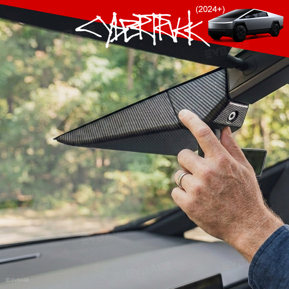 Cybertruck Cabin Camera Trim Cover ABS Warning Light Protective Overlay