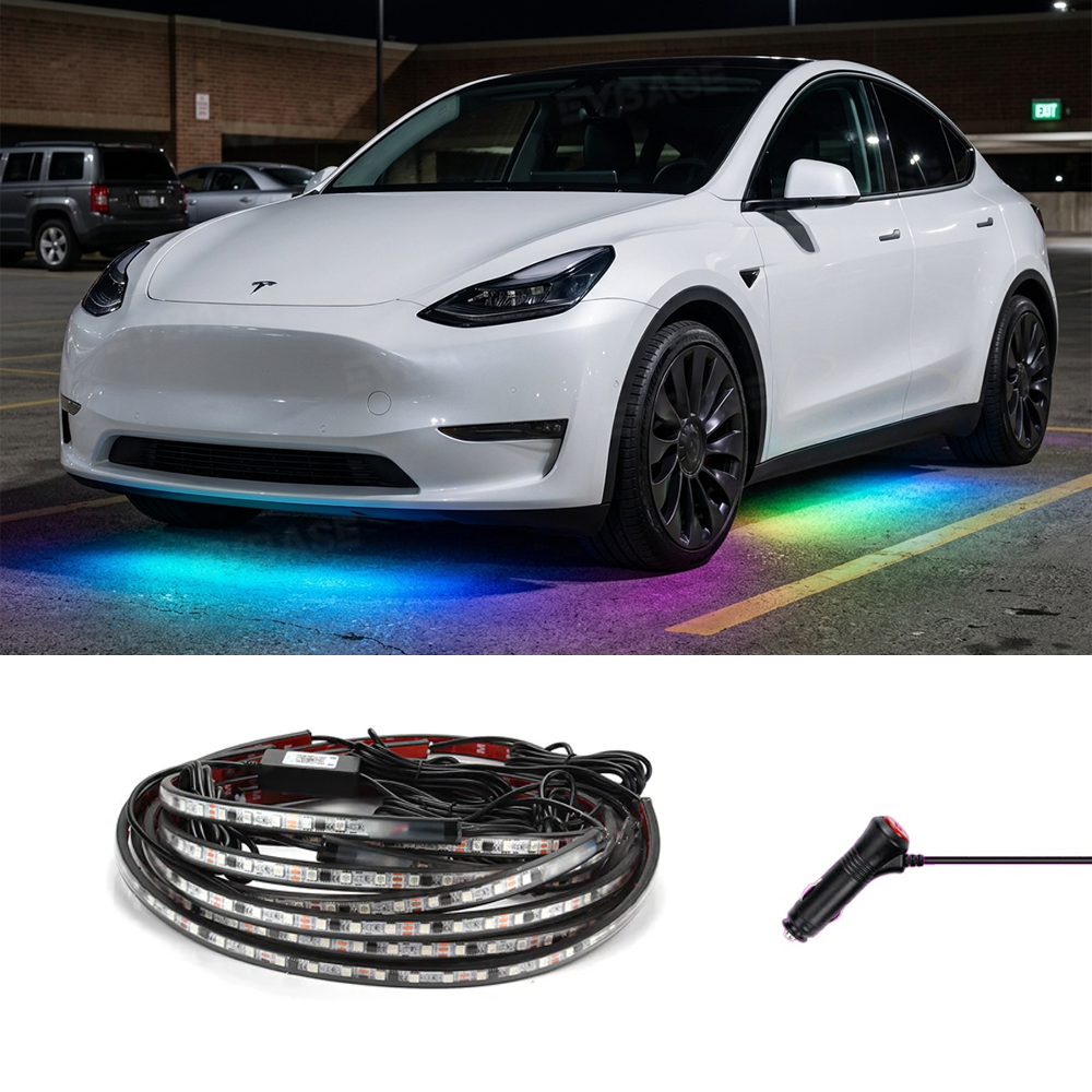 Model 3/Y Chassis Streamer Ambient Lights Underglow Tesla Underbody Light Kit