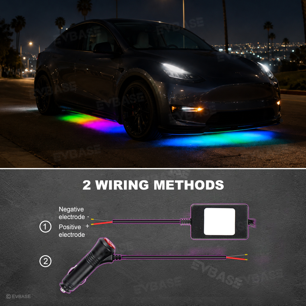 Model 3/Y Chassis Streamer Ambient Lights Underglow Tesla Underbody Light Kit