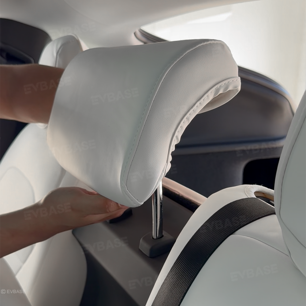 Model Y Juniper Seat Covers NAPPA Leather Full Coverage Seat Protector with Tesla Style Lettering