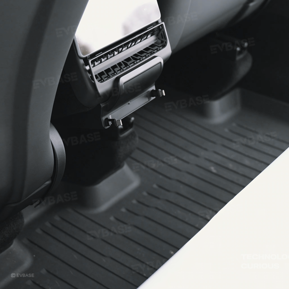 Model Y Juniper/ 3 Highland Rear Vent Expansion Dock with Fast Charging Retractable Cables & Air Vent Cover