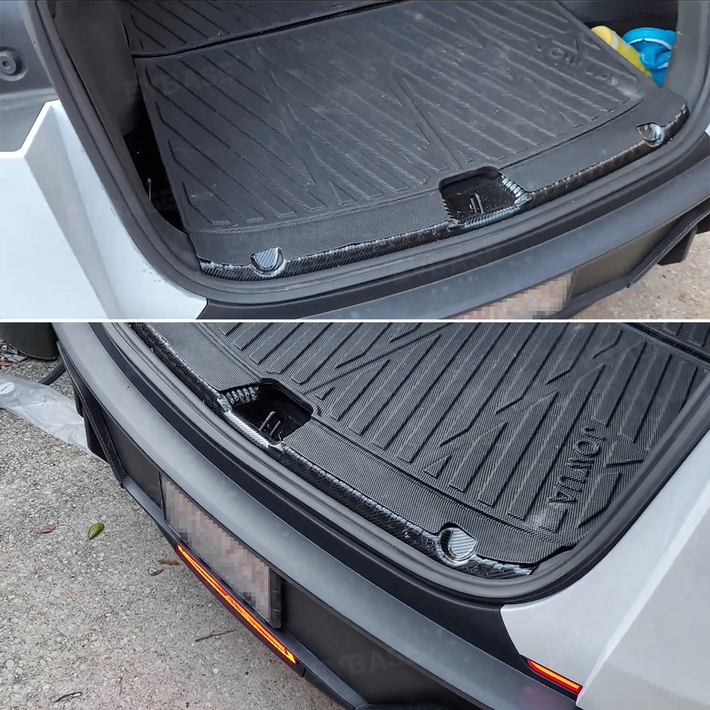 Model Y Juniper Rear Trunk Sill Protector Stainless Steel Rear Bumper Guard for Tesla