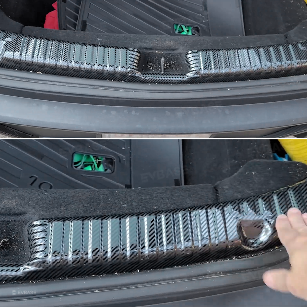 Model Y Juniper Rear Trunk Sill Protector Stainless Steel Rear Bumper Guard for Tesla