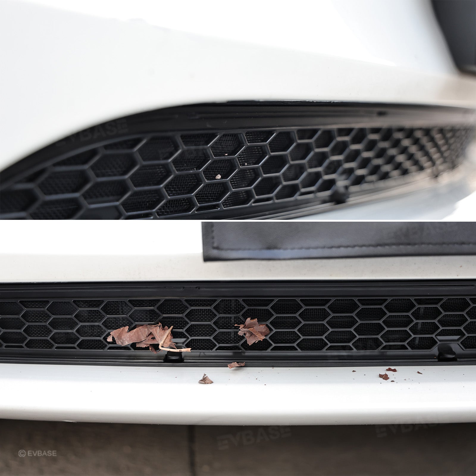 Model 3 Highland Radiator Grille Mesh Insert & Air Intake Vent Cover & Under-Seat Air Vent Cover Backseat Air Flow Outlet Protector