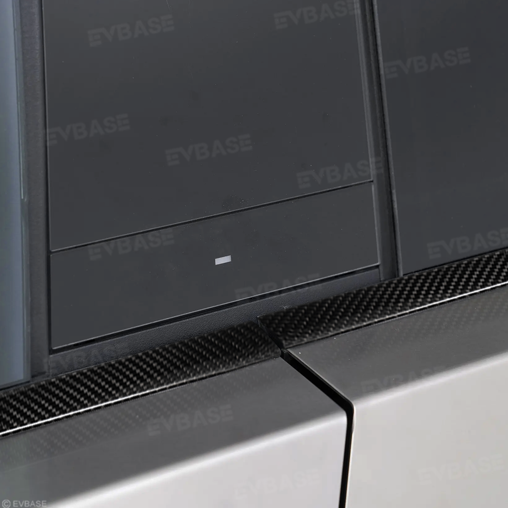 Cybertruck Window Molding Real Carbon Fiber Exterior Window Trim Overlays