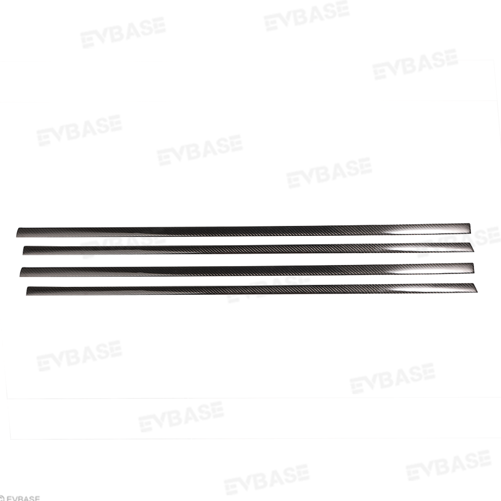 Cybertruck Window Molding Real Carbon Fiber Exterior Window Trim Overlays