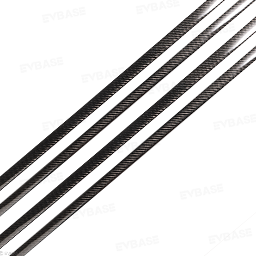 Cybertruck Window Molding Real Carbon Fiber Exterior Window Trim Overlays