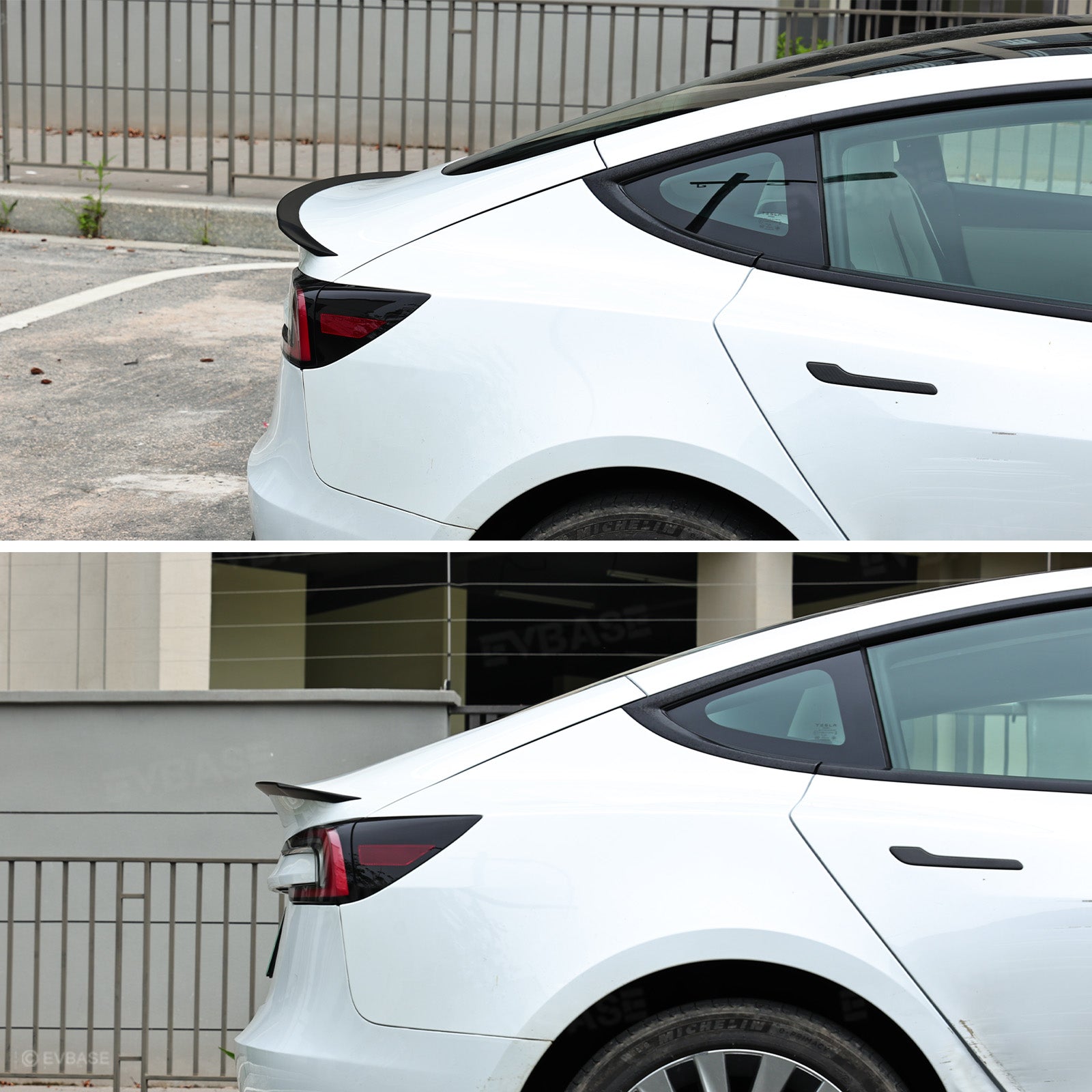 Tesla Model 3 Highland Spoiler Wing Performance OEM Style ABS Rear Trunk Lid Splitter