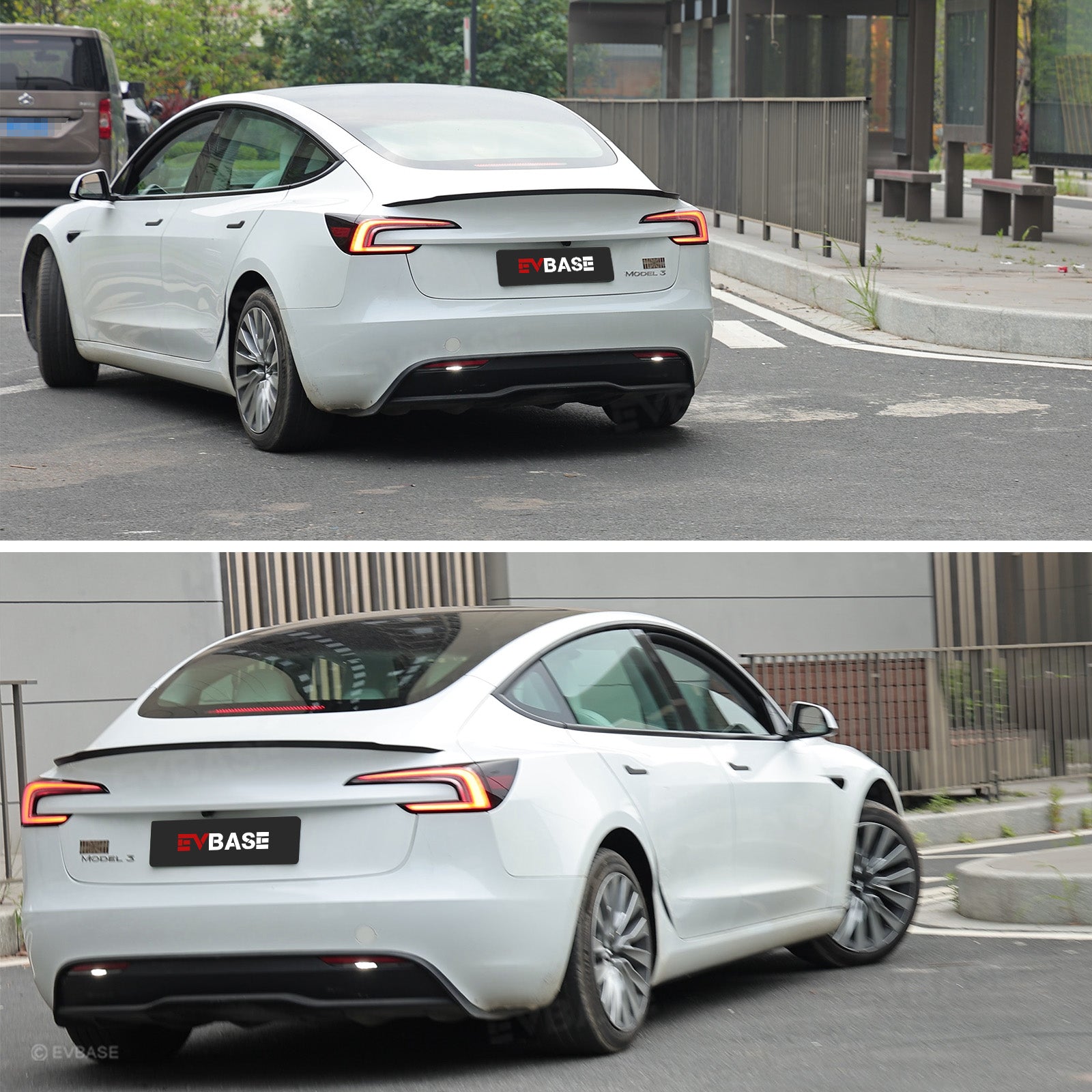 Tesla Model 3 Highland Spoiler Wing Performance OEM Style ABS Rear Trunk Lid Splitter