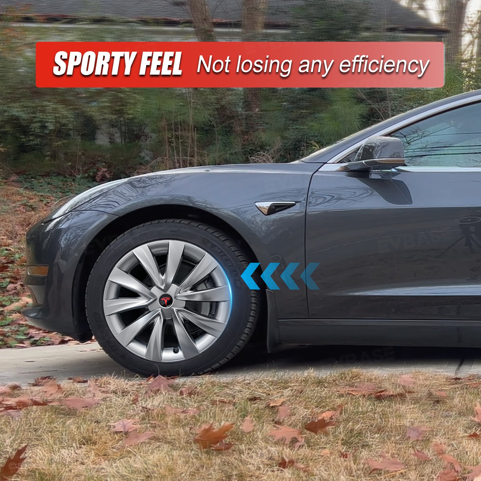 Tesla Model 3 Wheel Covers 18inch Model 3 Hub Caps Inspired by Model 3 Sport Wheels 2021-2023.10