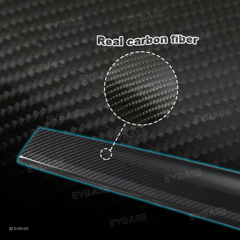 Model Y Dashboard Cover Real Carbon Fiber Center Console Trim Panel for Tesla
