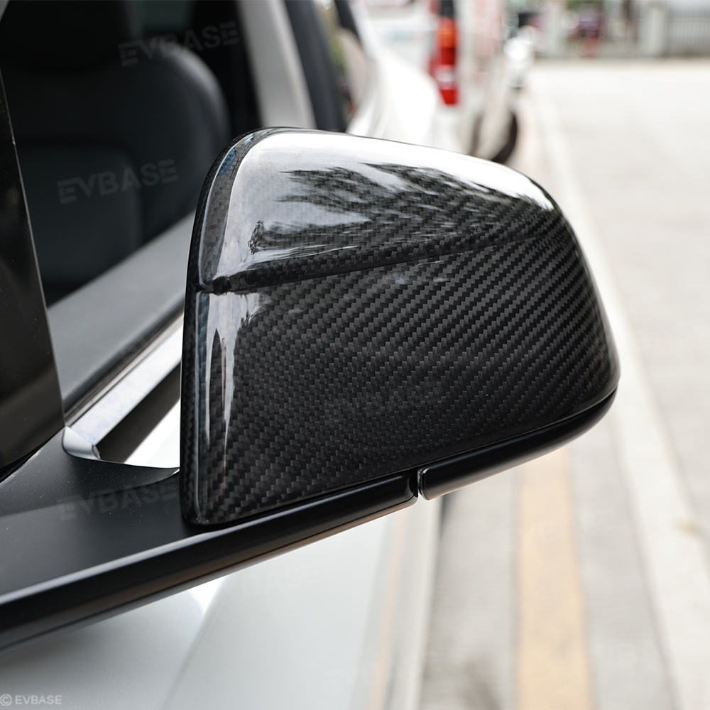 Model Y/Y Juniper & Model 3 /3 Highland Side Mirror Covers Real Carbon Fiber Side View Mirror Overlays Exterior Mods