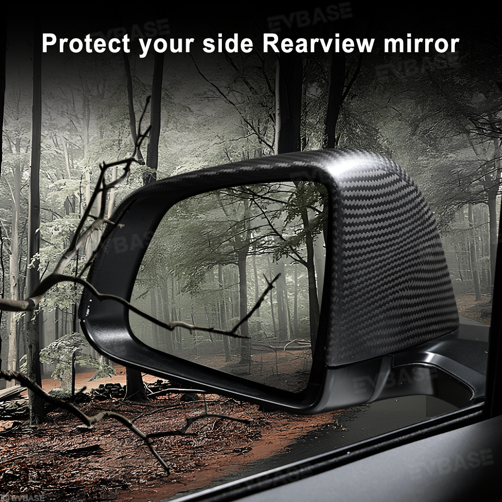 Model Y/Y Juniper & Model 3 /3 Highland Side Mirror Covers Real Carbon Fiber Side View Mirror Overlays Exterior Mods