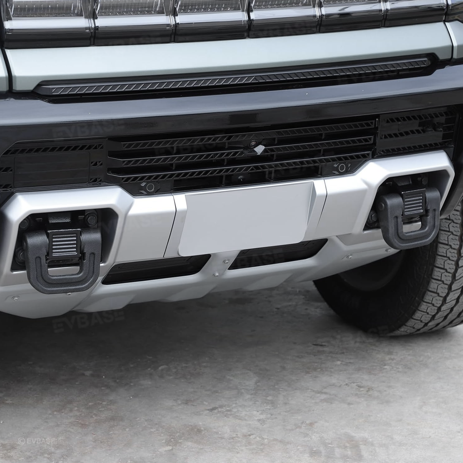 Tow Hook Covers for GMC Hummer EV Front Rear Bumper Performance D-ring Recovery Hook 3PCS