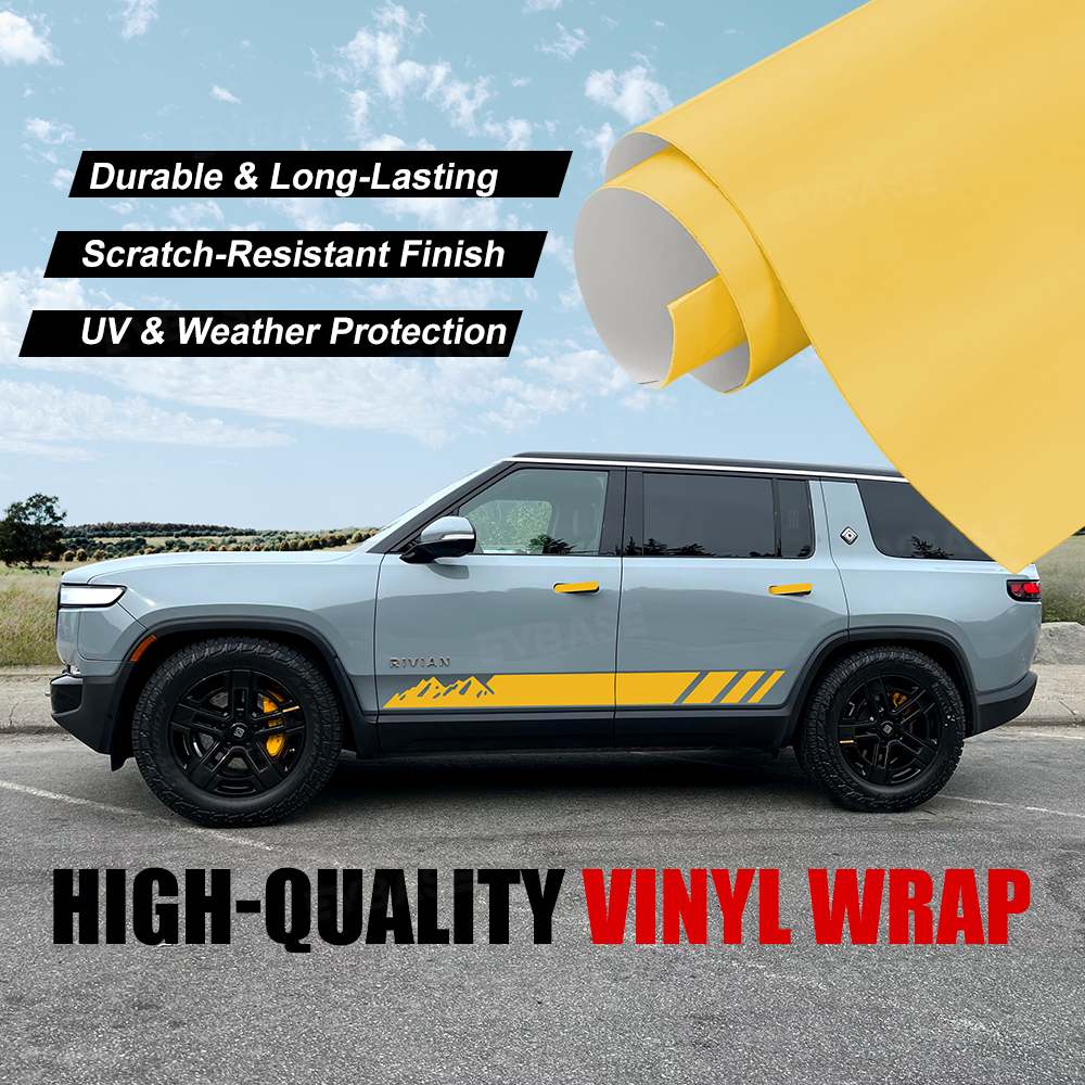Vinyl Wrap for Rivian R1S Off-Road Style Double-Sided Vinyl Sticker Decals Graphics