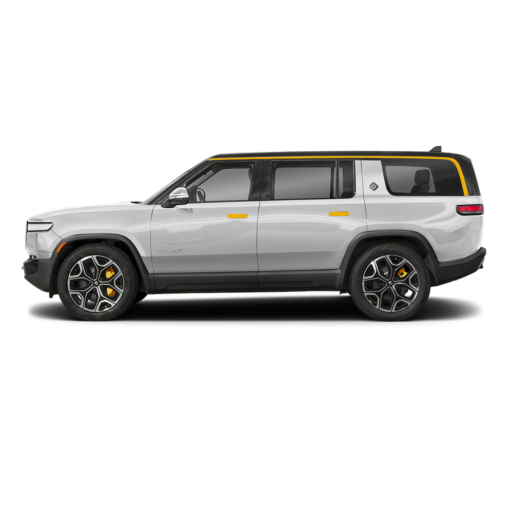 Vinyl Wrap for Rivian R1S Off-Road Style Double-Sided Vinyl Sticker Decals Graphics
