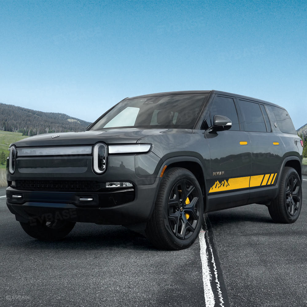 Vinyl Wrap for Rivian R1S Off-Road Style Double-Sided Vinyl Sticker Decals Graphics