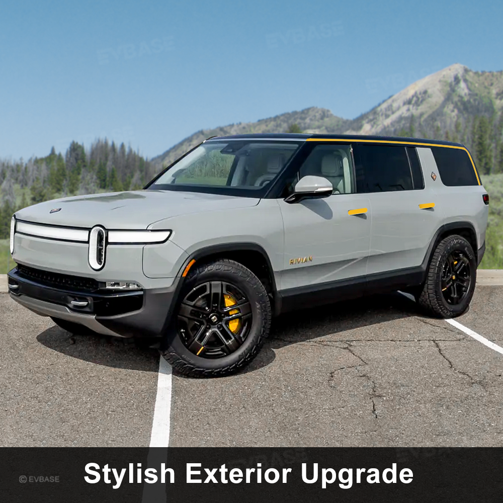 Vinyl Wrap for Rivian R1S Off-Road Style Double-Sided Vinyl Sticker Decals Graphics