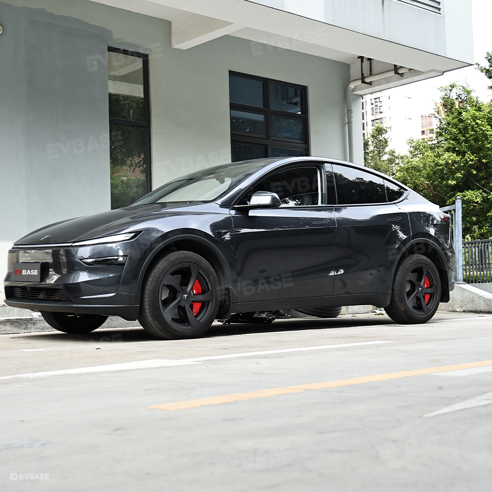 Wheel Covers for Model Y Juniper 19" Crossflow Wheels OEM-Style Black Wheel Caps 4PCS
