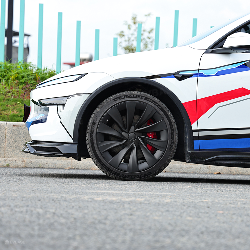 Wheel Covers for Tesla Model Y Juniper 20 Inch Helix 2.0 Wheels Matte Black Wheel Hubcaps