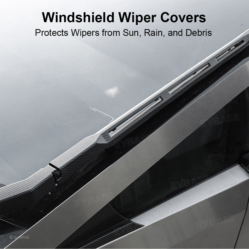 Windshield Wiper Covers ABS Wiper Blade Protection Overlay for Tesla Cybertruck