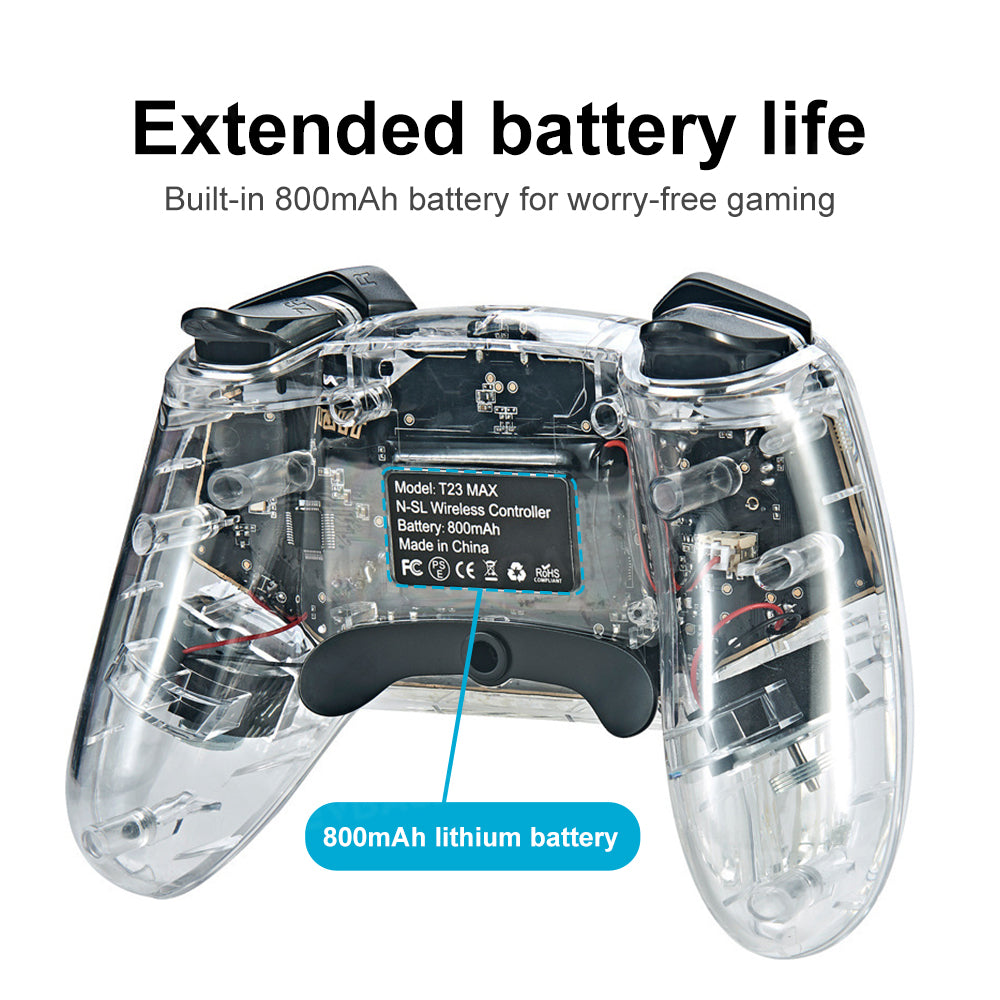 Wireless RGB Bluetooth Gaming Controller Gamepad for Tesla Model Y Juniper & 3/Y/S/X/Cybertruck