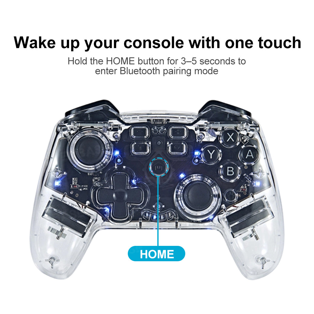 Wireless RGB Bluetooth Gaming Controller Gamepad for Tesla Model Y Juniper & 3/Y/S/X/Cybertruck