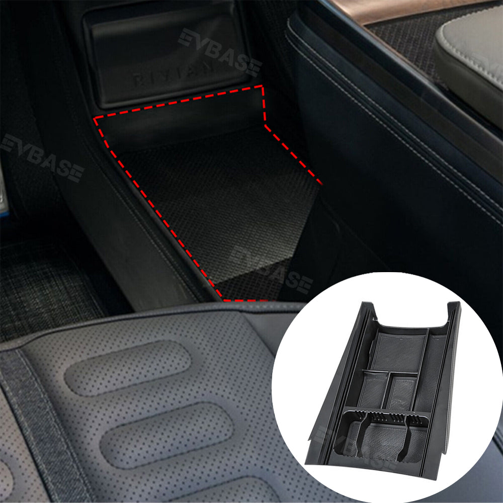 Updated Center Console Tray for R1T/R1S Lower Center Console Hidden Organizer Storage Box for Rivian